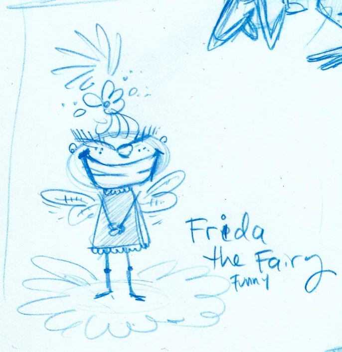 Frida Fairy sketchie-poo