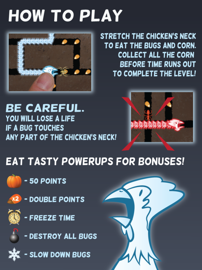 Tutorial page from the game which I created.