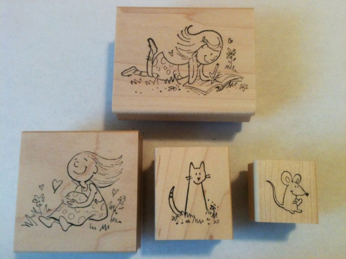 My new batch of Art Stamps licensed by Rubbermoon!